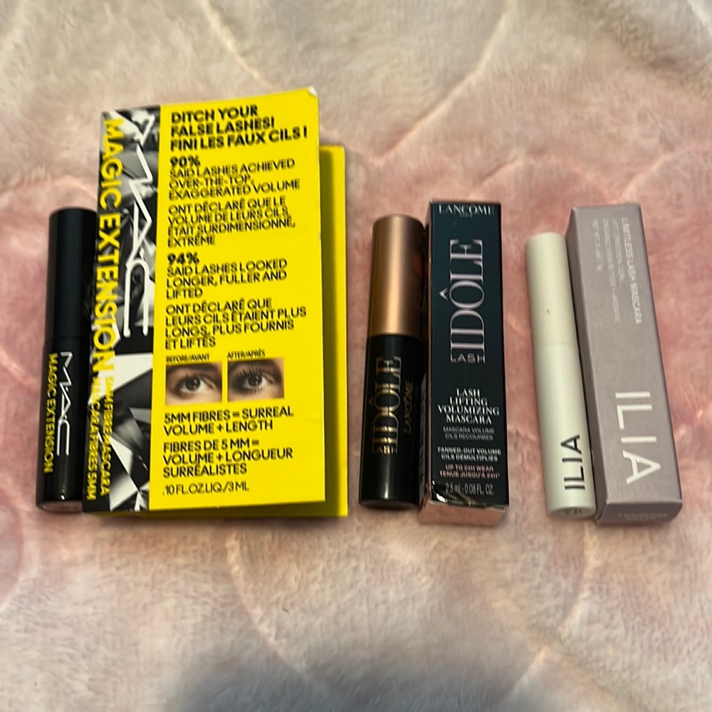 Travel Size Mascara bundle!  Mac, Ilia and Idole